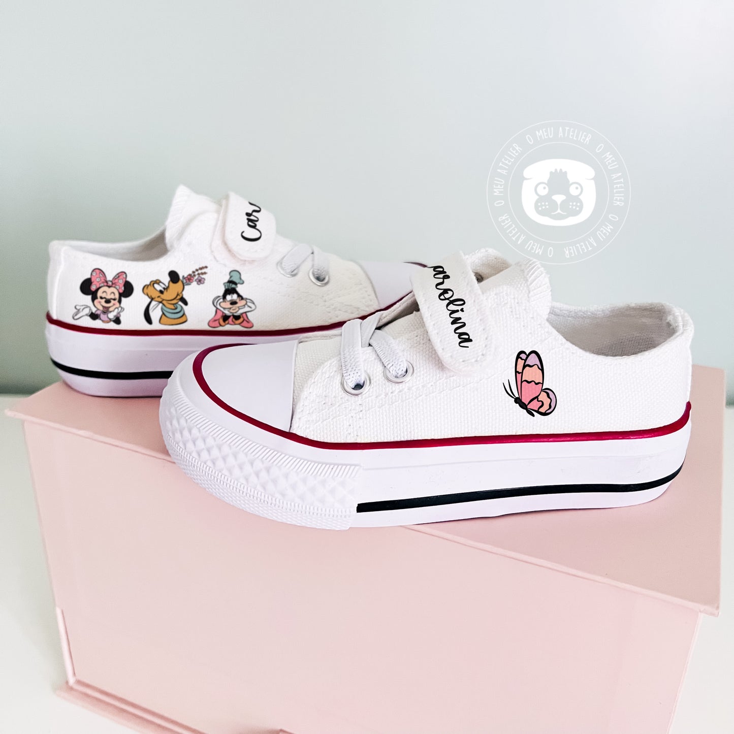 Sapatilhas Personalizadas – Estilo Clássico de Cano Baixo