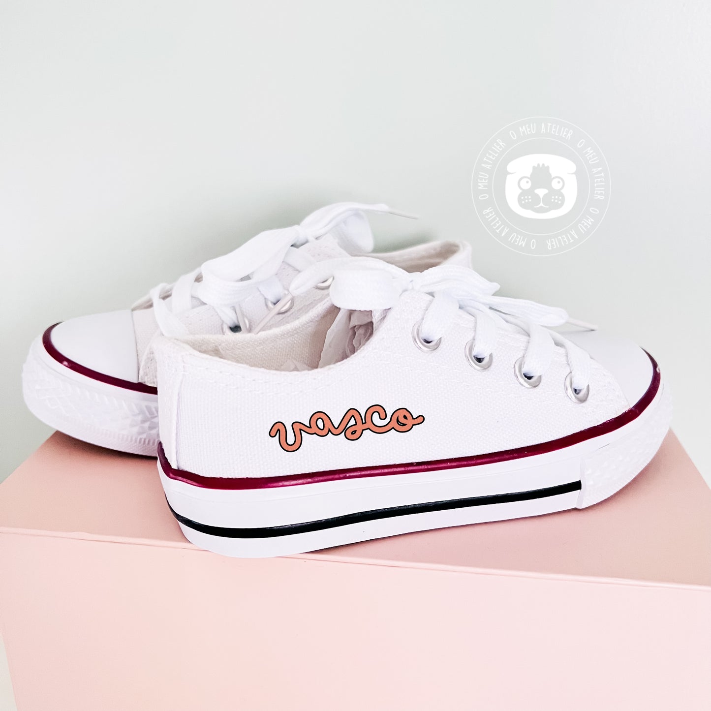 Sapatilhas Personalizadas – Estilo Clássico de Cano Baixo