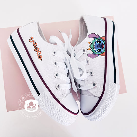 Sapatilhas Personalizadas – Estilo Clássico de Cano Baixo