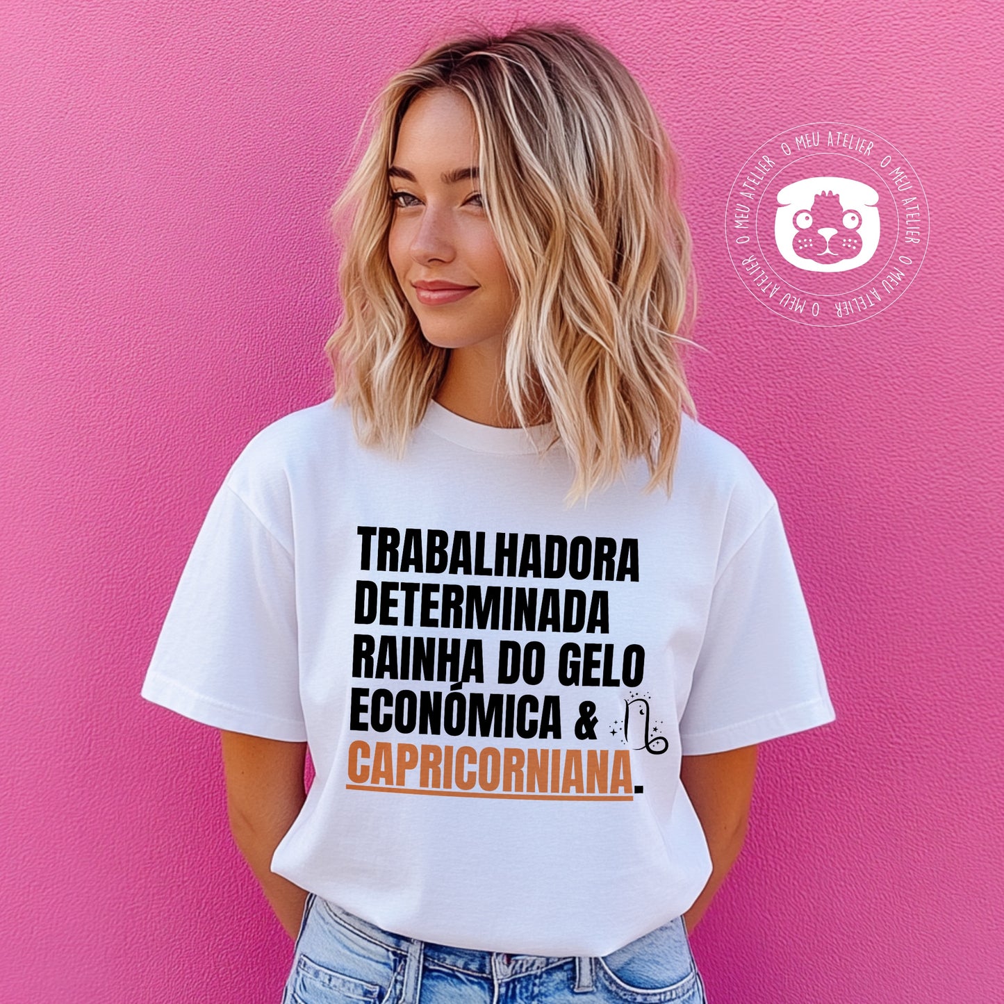 T-shirt signos – Capricórnio