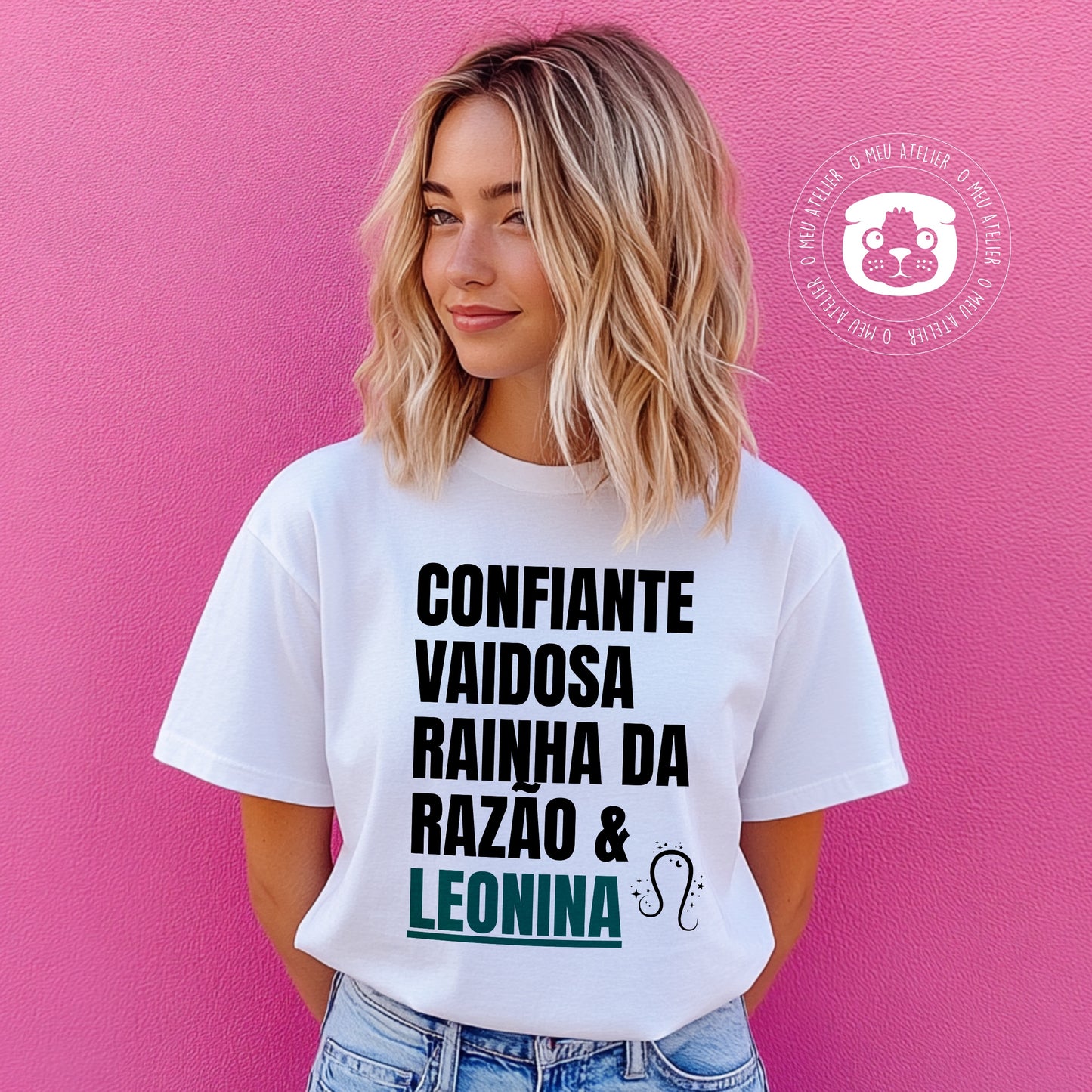 T-shirt signos – Leão