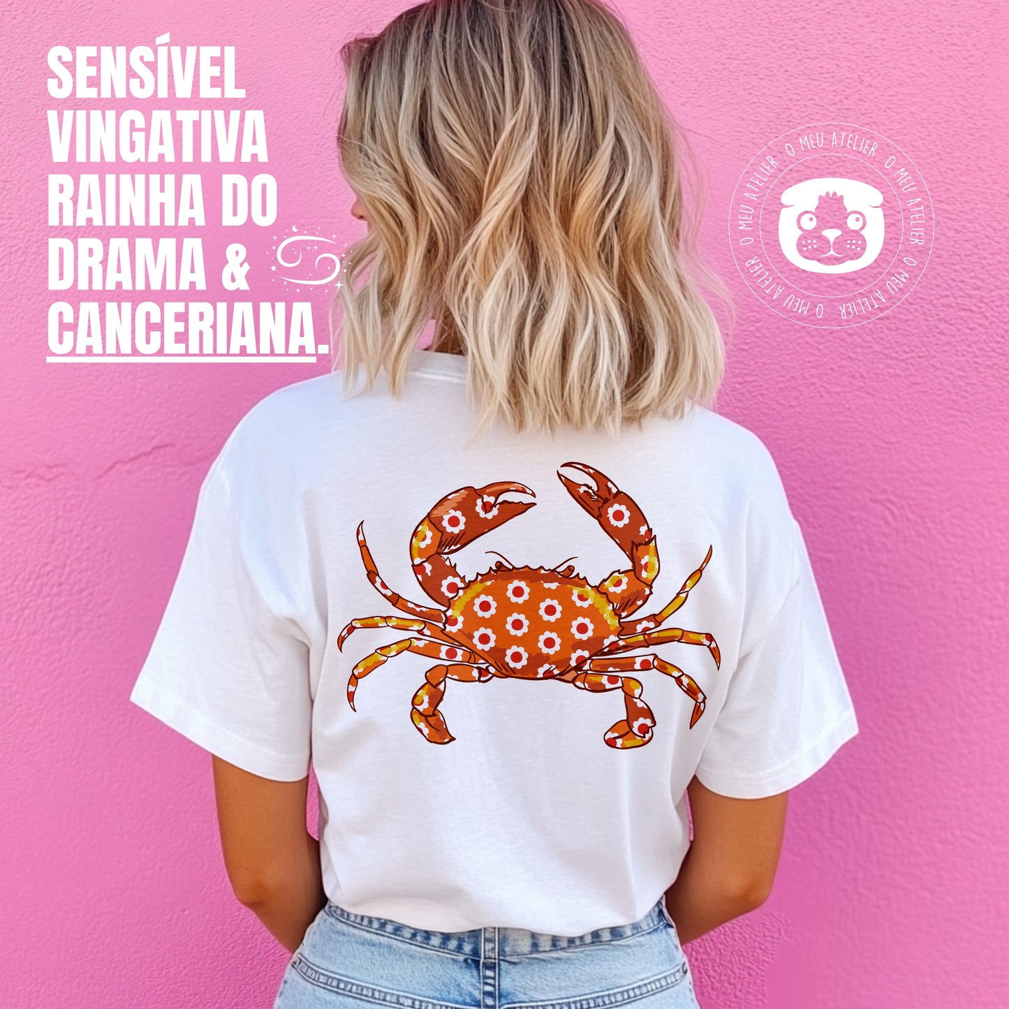 T-shirt signos – Caranguejo