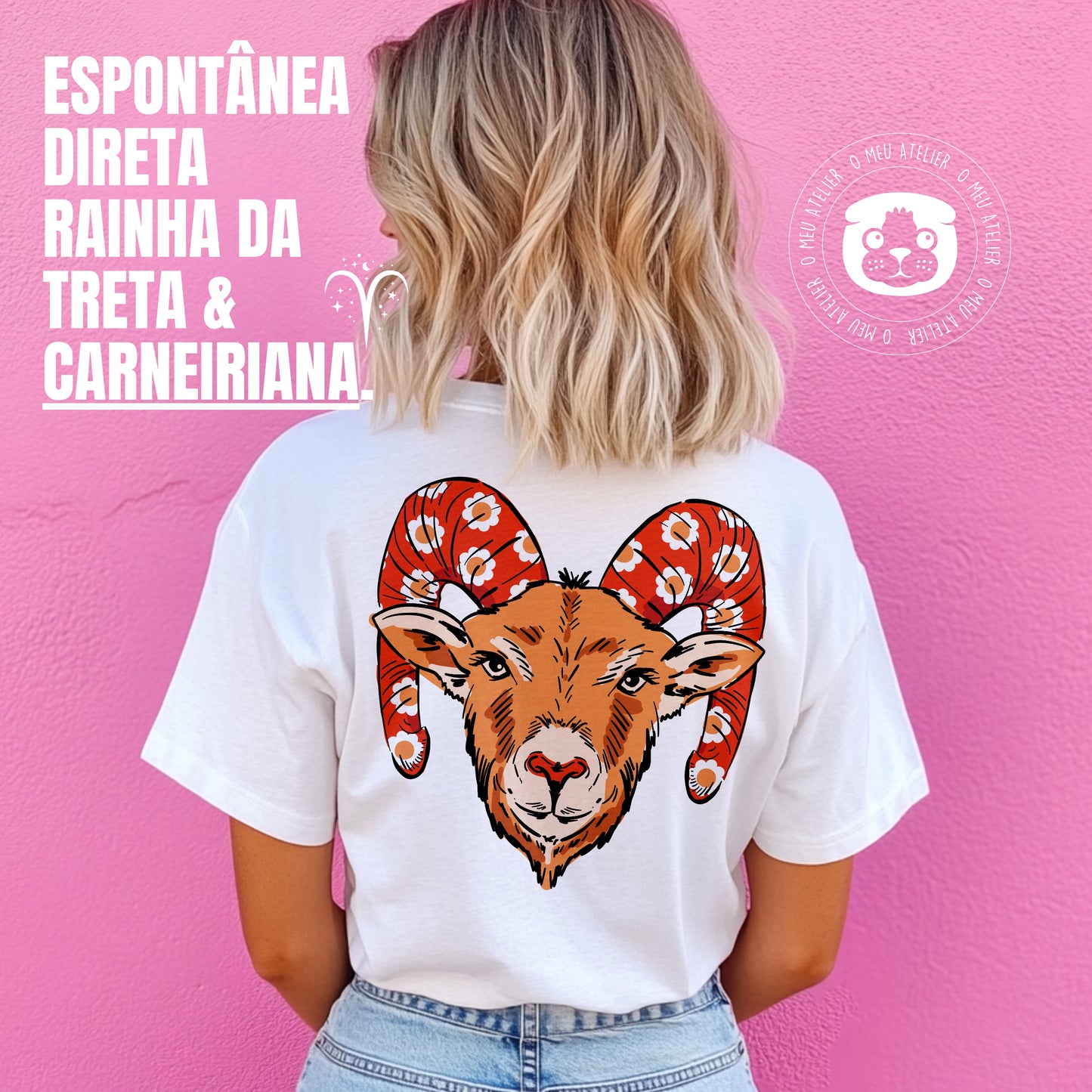 T-shirt signos – Carneiro