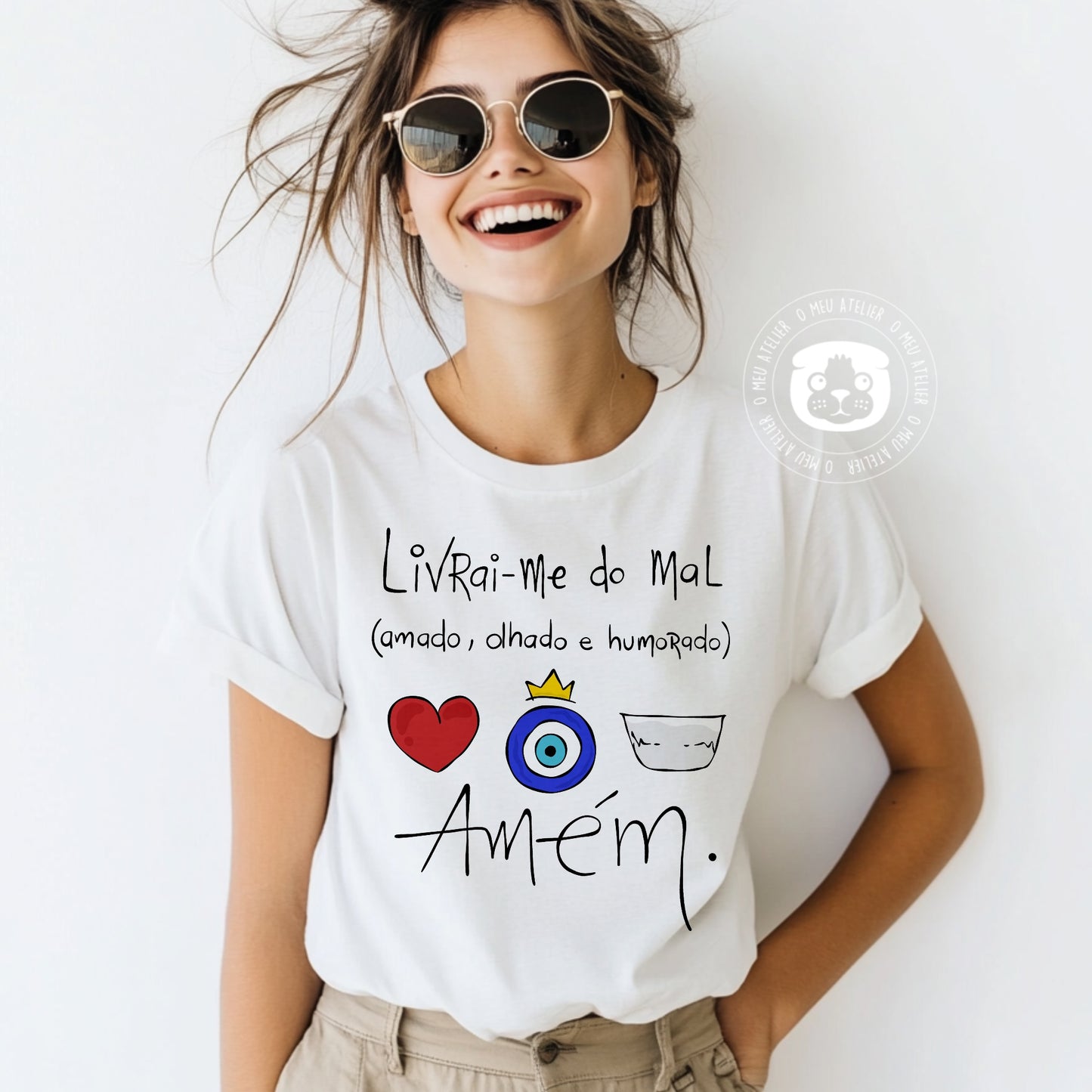 T-shirt “Livrai-me do Mal”
