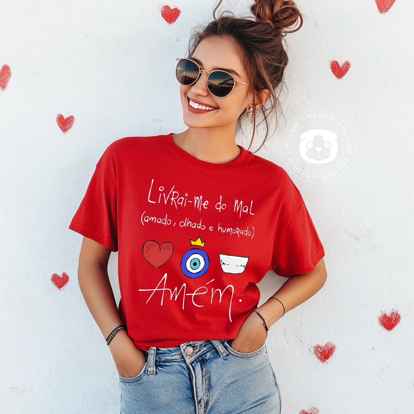 T-shirt “Livrai-me do Mal”