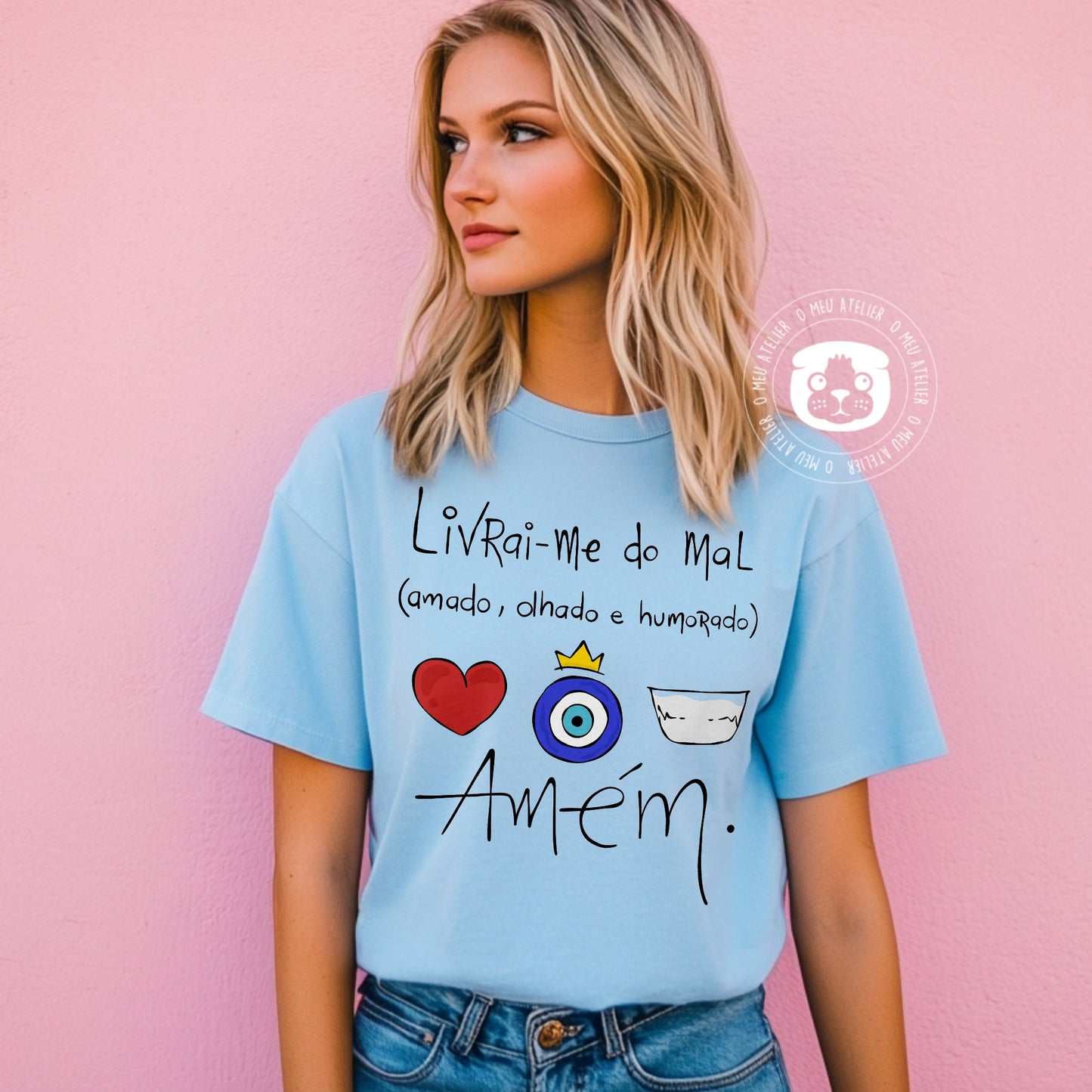 T-shirt “Livrai-me do Mal”
