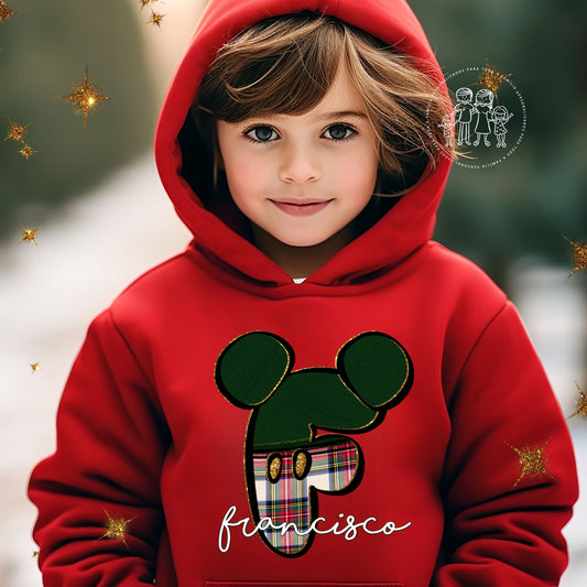 Camisolas de Natal Personalizadas Inicial “Mickey”