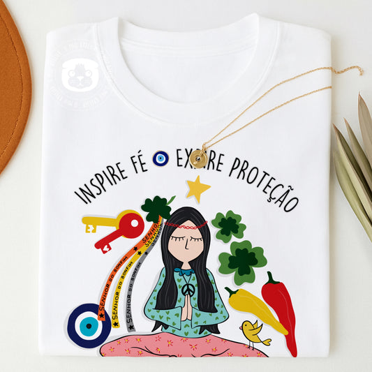 T-shirt “Inspire Fé, Expire Proteção”