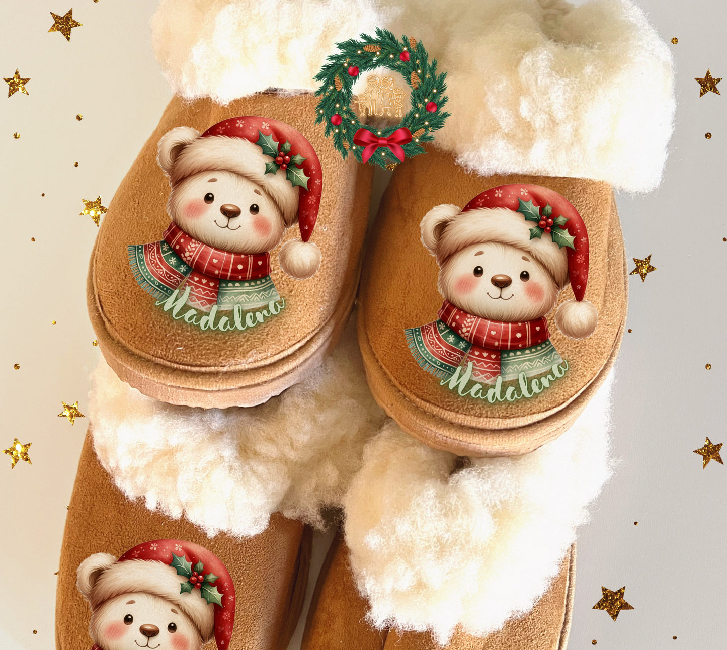 Pantufas da serra personalizadas “Ursinho”