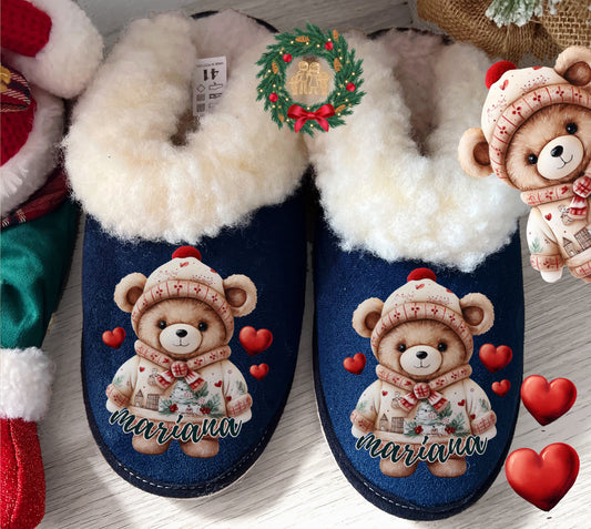 Pantufas da serra personalizadas “Ursinho”