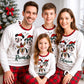 Pijama de Natal Personalizado – Família M&M