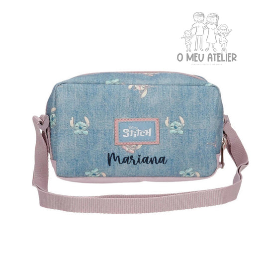 Bolsa de Tiracolo Stitch personalizada c/nome