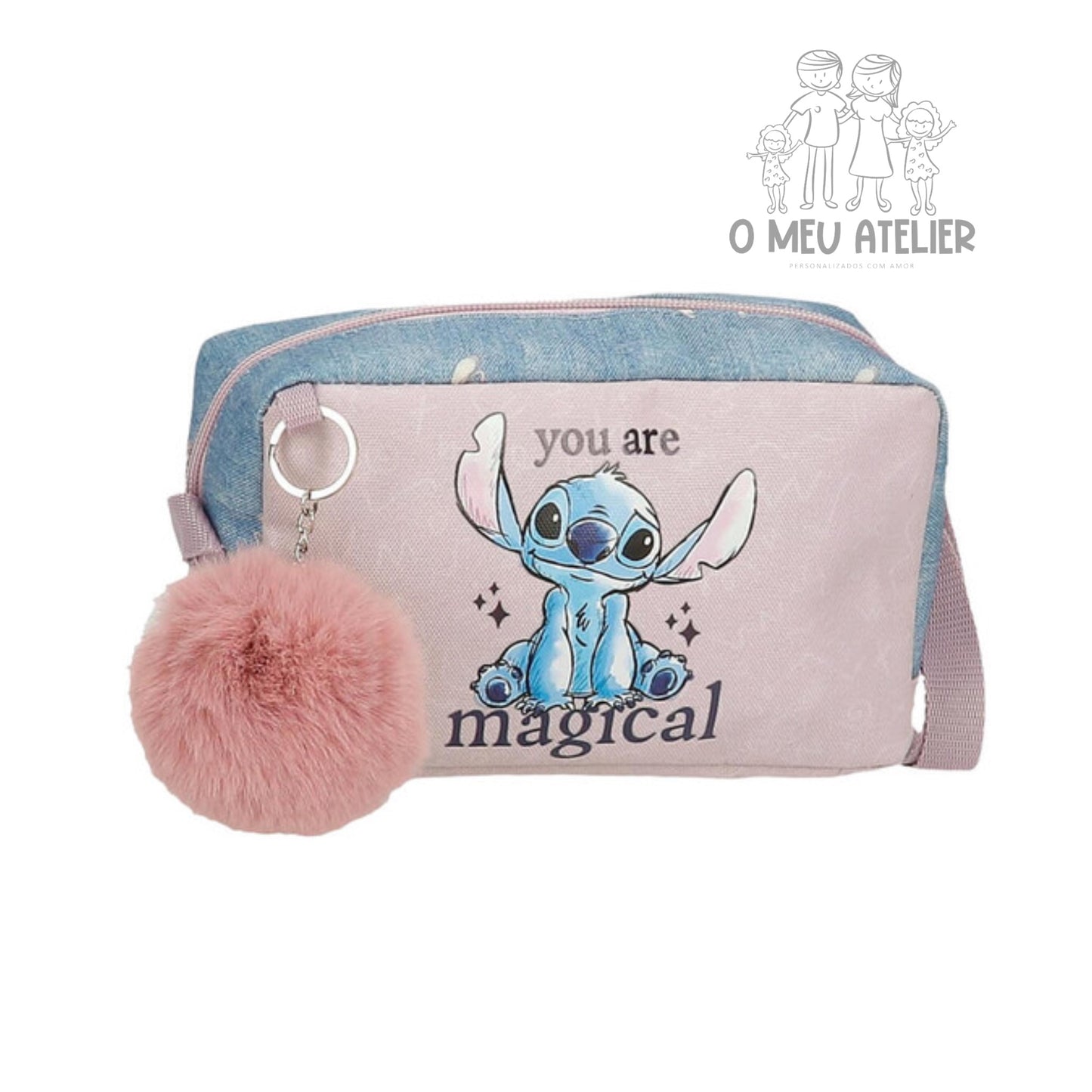 Bolsa de Tiracolo Stitch personalizada c/nome