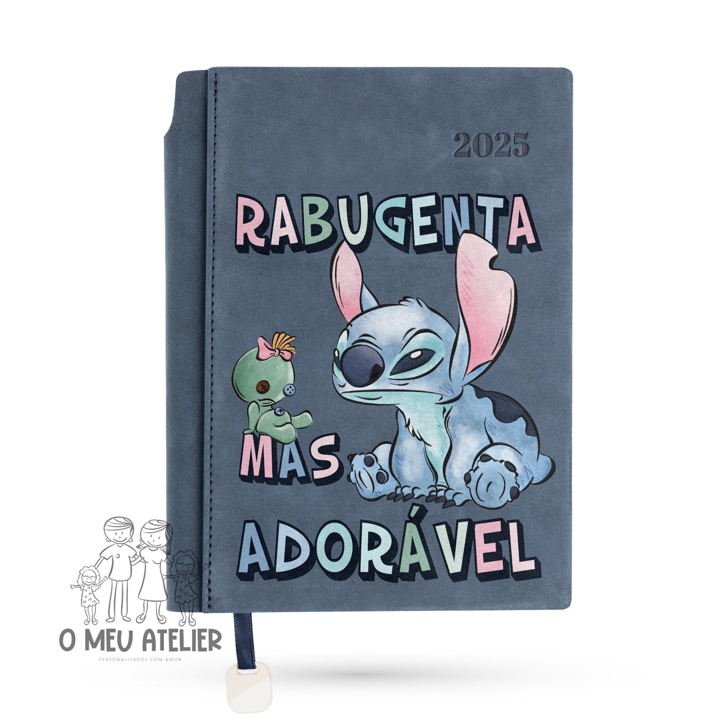 Agenda Diária Stitch A5 personalizada