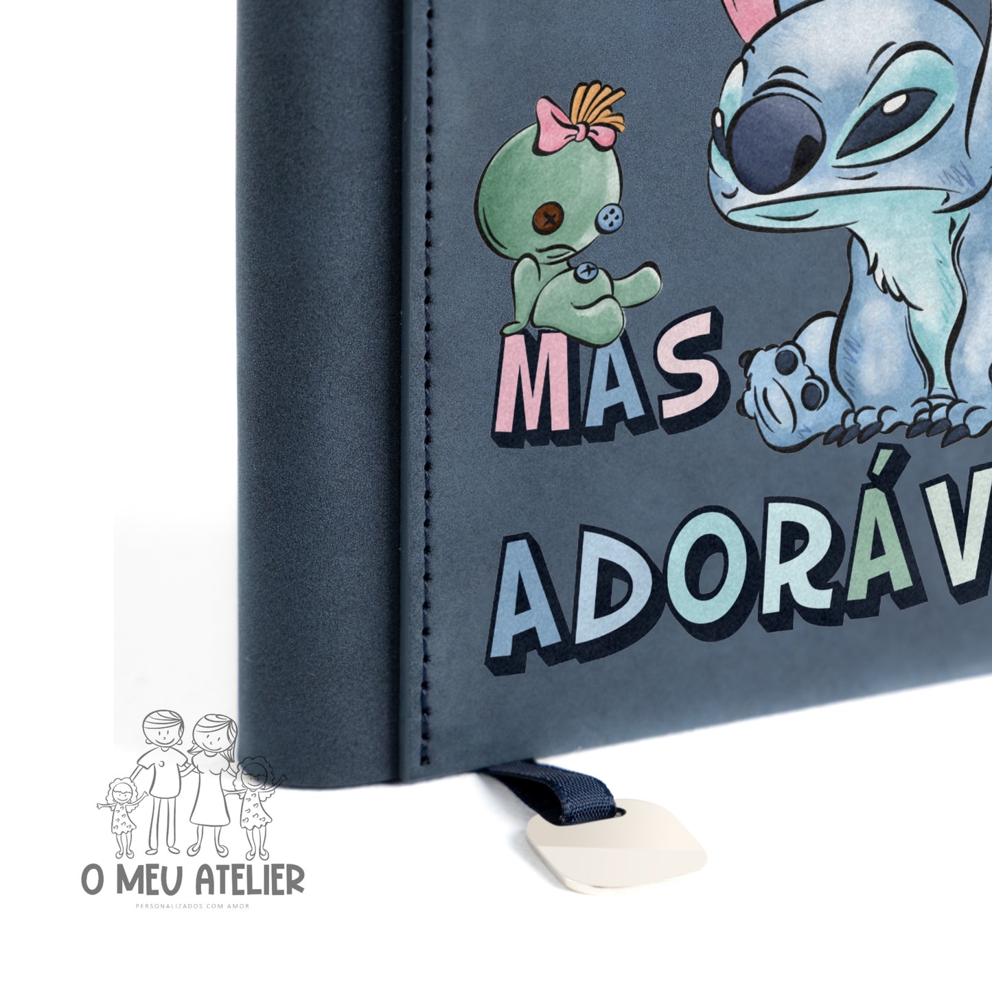 Agenda Diária Stitch A5 personalizada