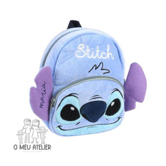 Mochila Creche Peluche Stitch c/nome