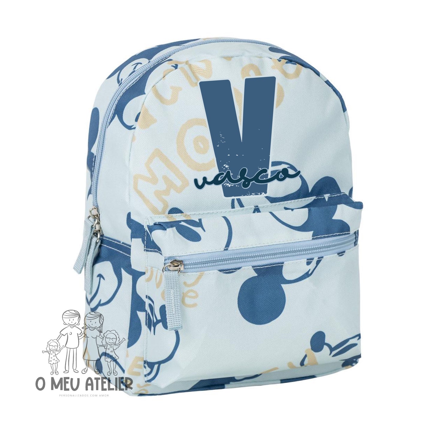 Mochila Creche Mickey c/nome