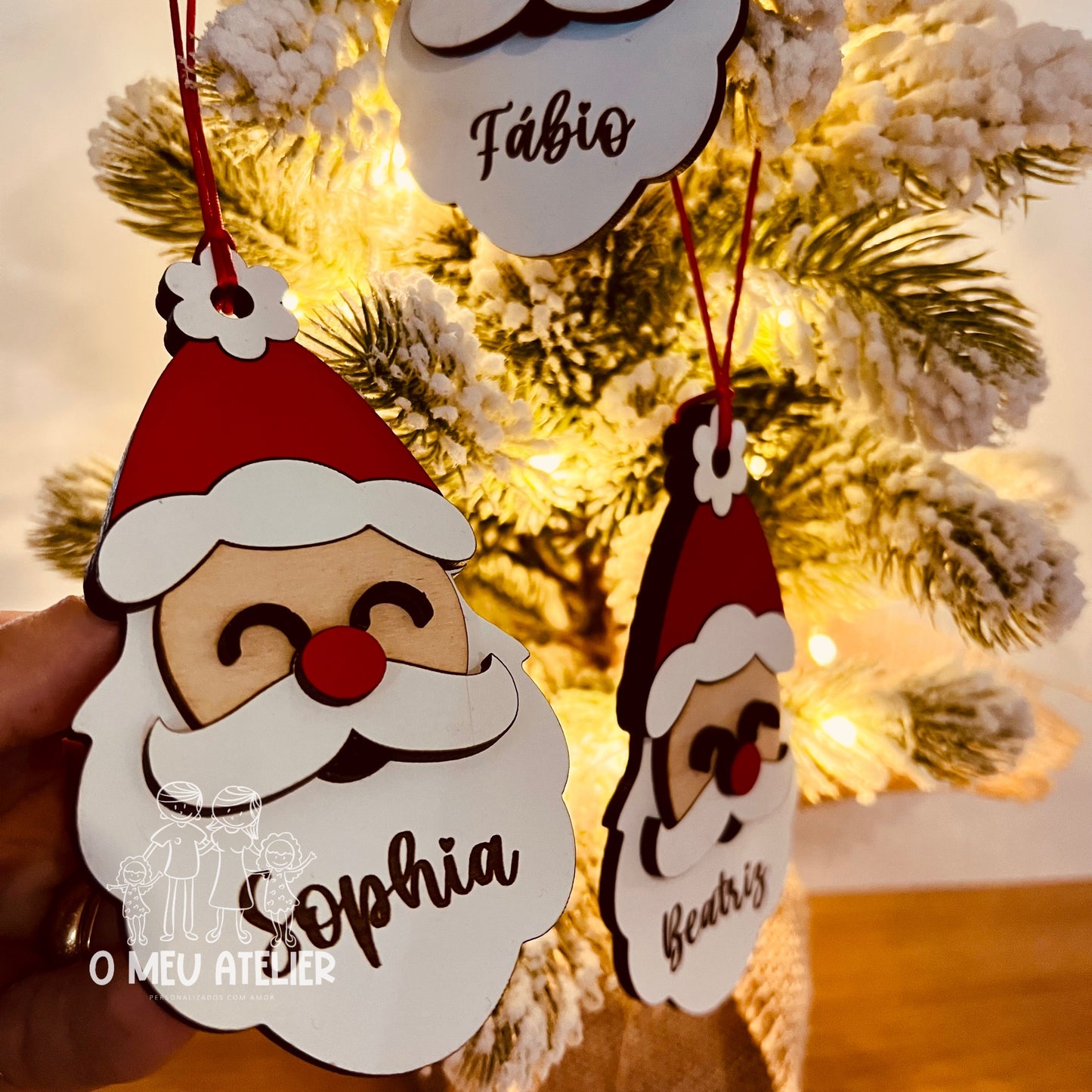 Pendente para árvore de Natal “Pai Natal”