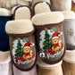 Chinelos de Natal Personalizados com Ursinho – Super Macios e Confortáveis