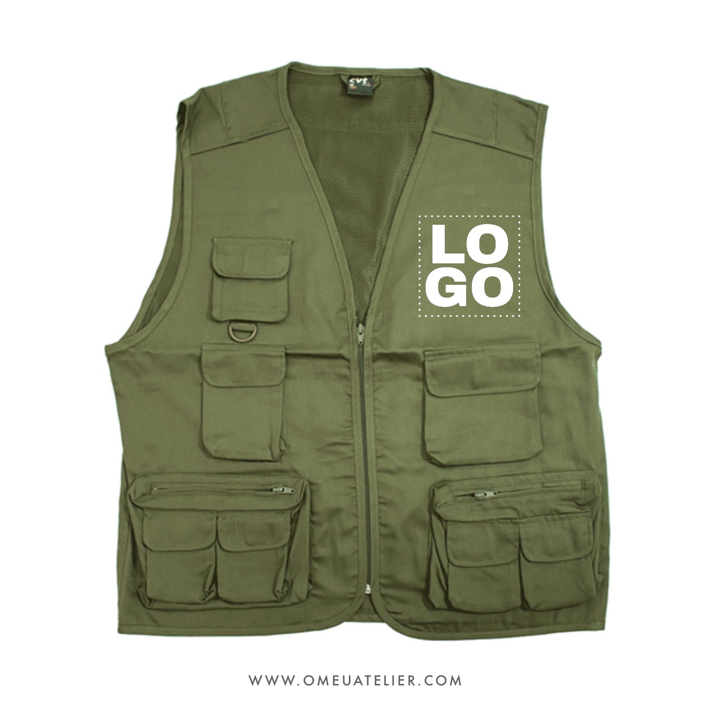 Colete Multibolsos Reporter / Safari para Empresas