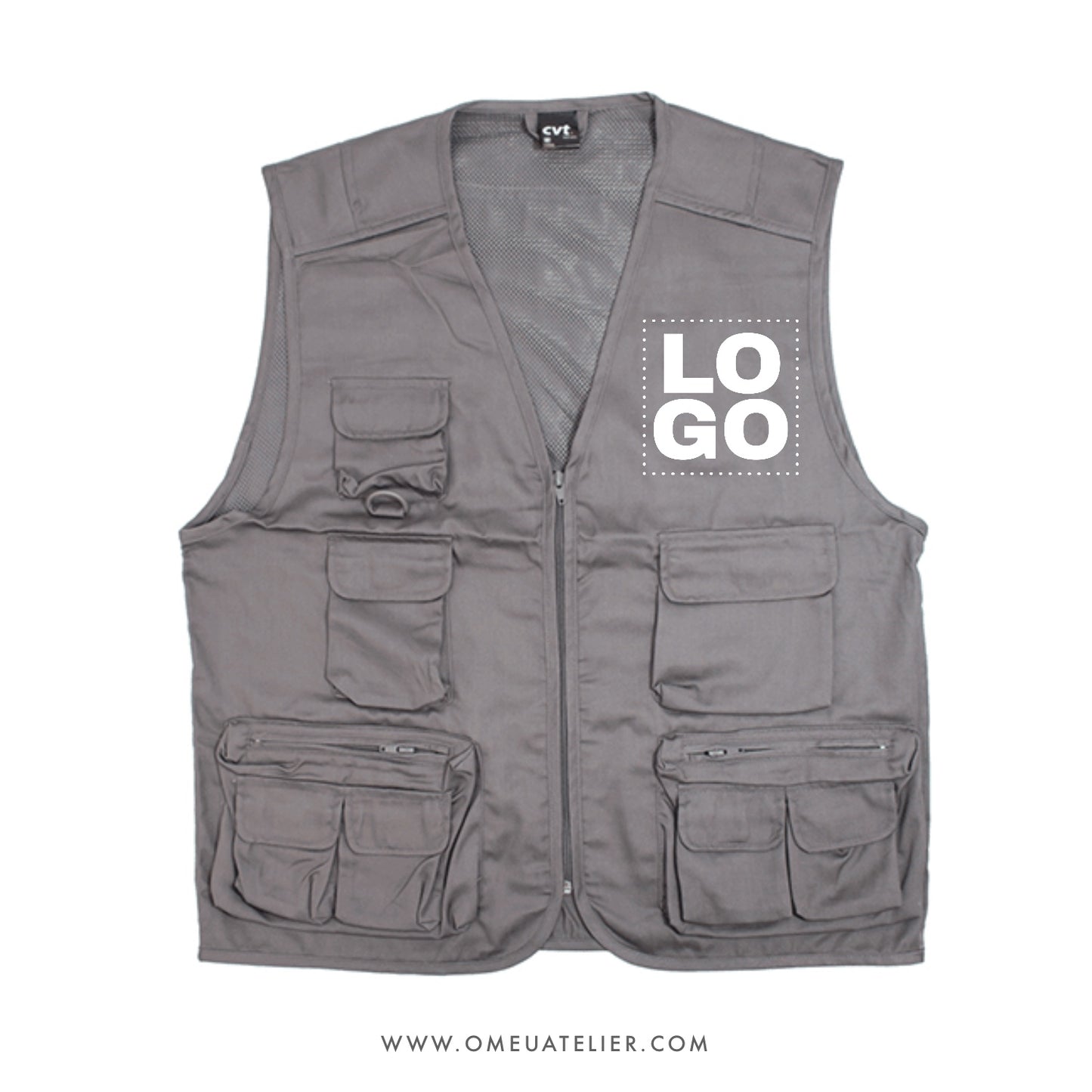 Colete Multibolsos Reporter / Safari para Empresas