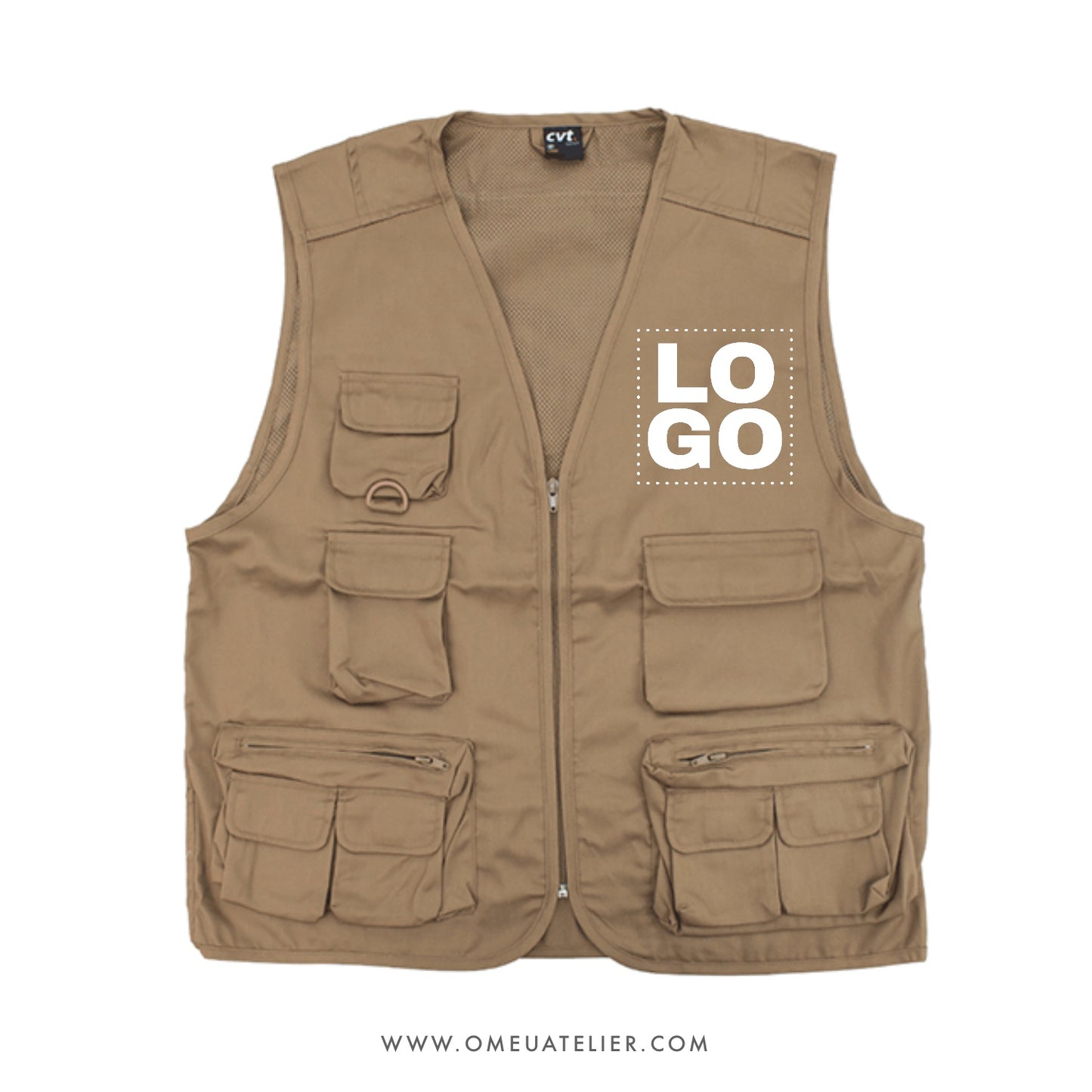 Colete Multibolsos Reporter / Safari para Empresas