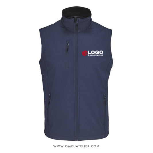 Softshell 3 em 1 com Capuz e Mangas Removíveis Personalizado