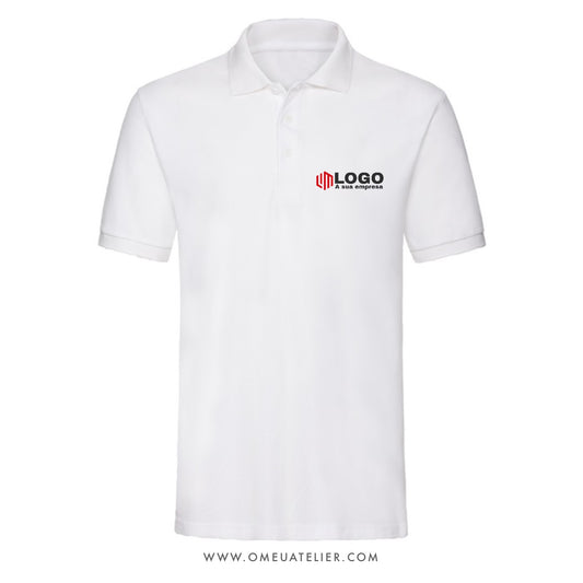 Polo Profissional Personalizado em Algodão – Manga Curta
