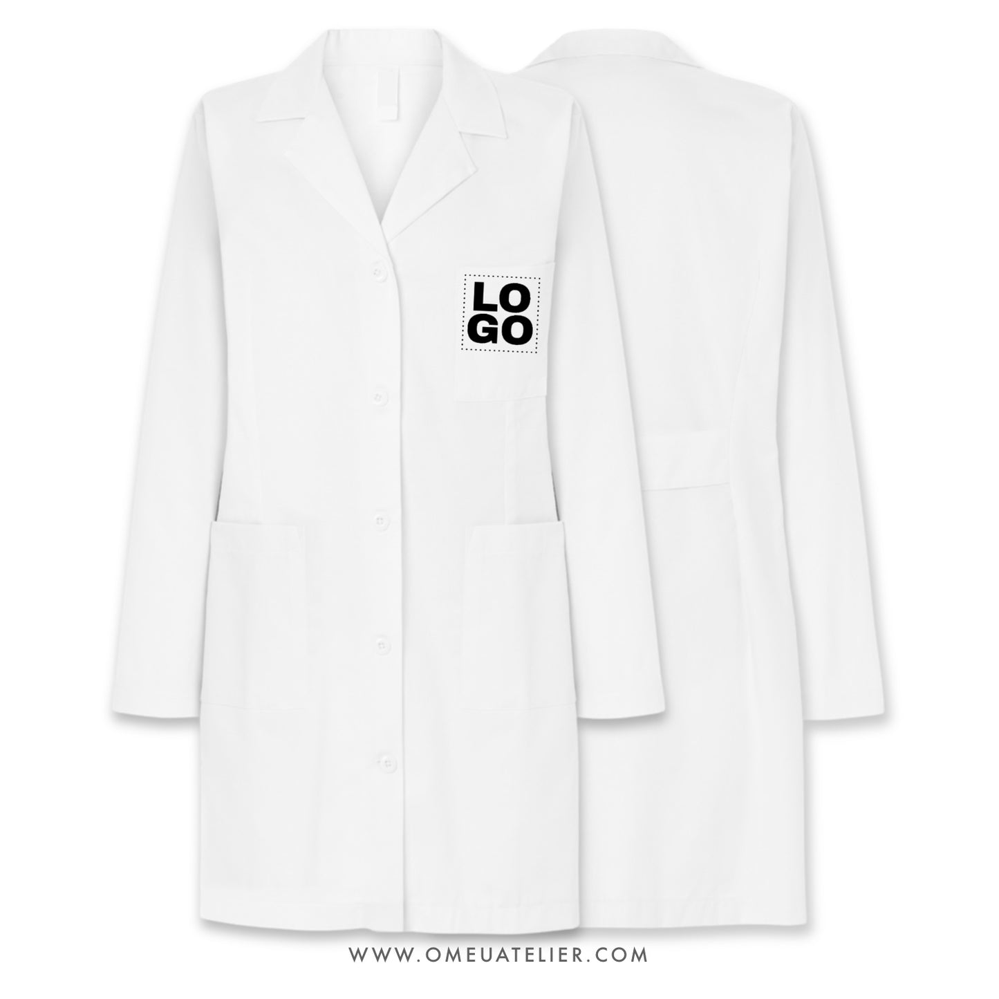 Bata Médica Senhora Personalizada