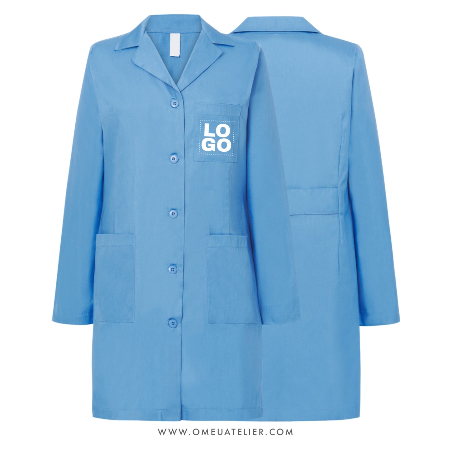Bata Médica Senhora Personalizada