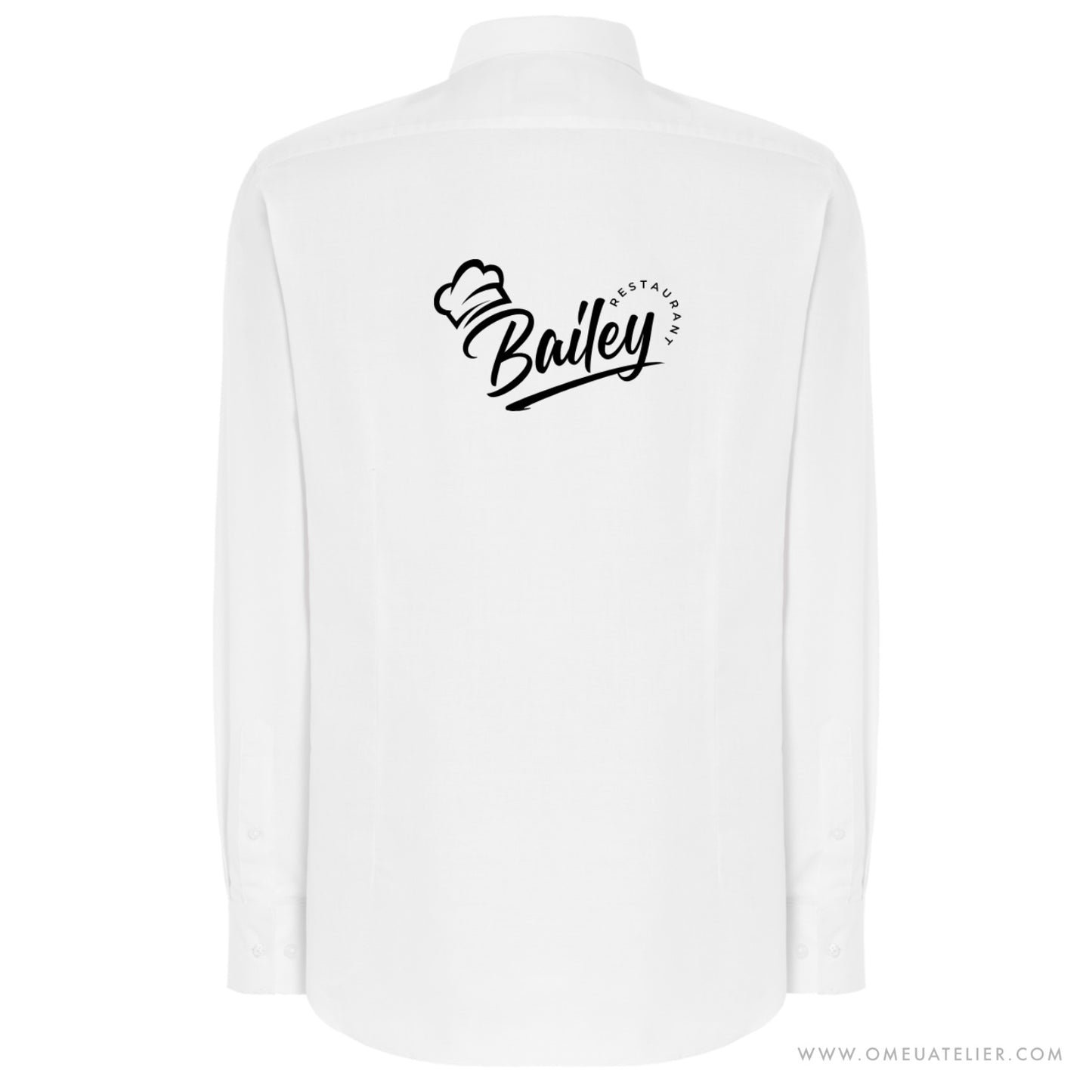 Camisa Profissional de Manga Comprida Personalizada – Slim Fit