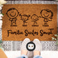 Tapete de entrada personalizado “Família”