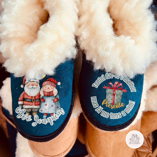 Pantufas da serra personalizadas “Avós”