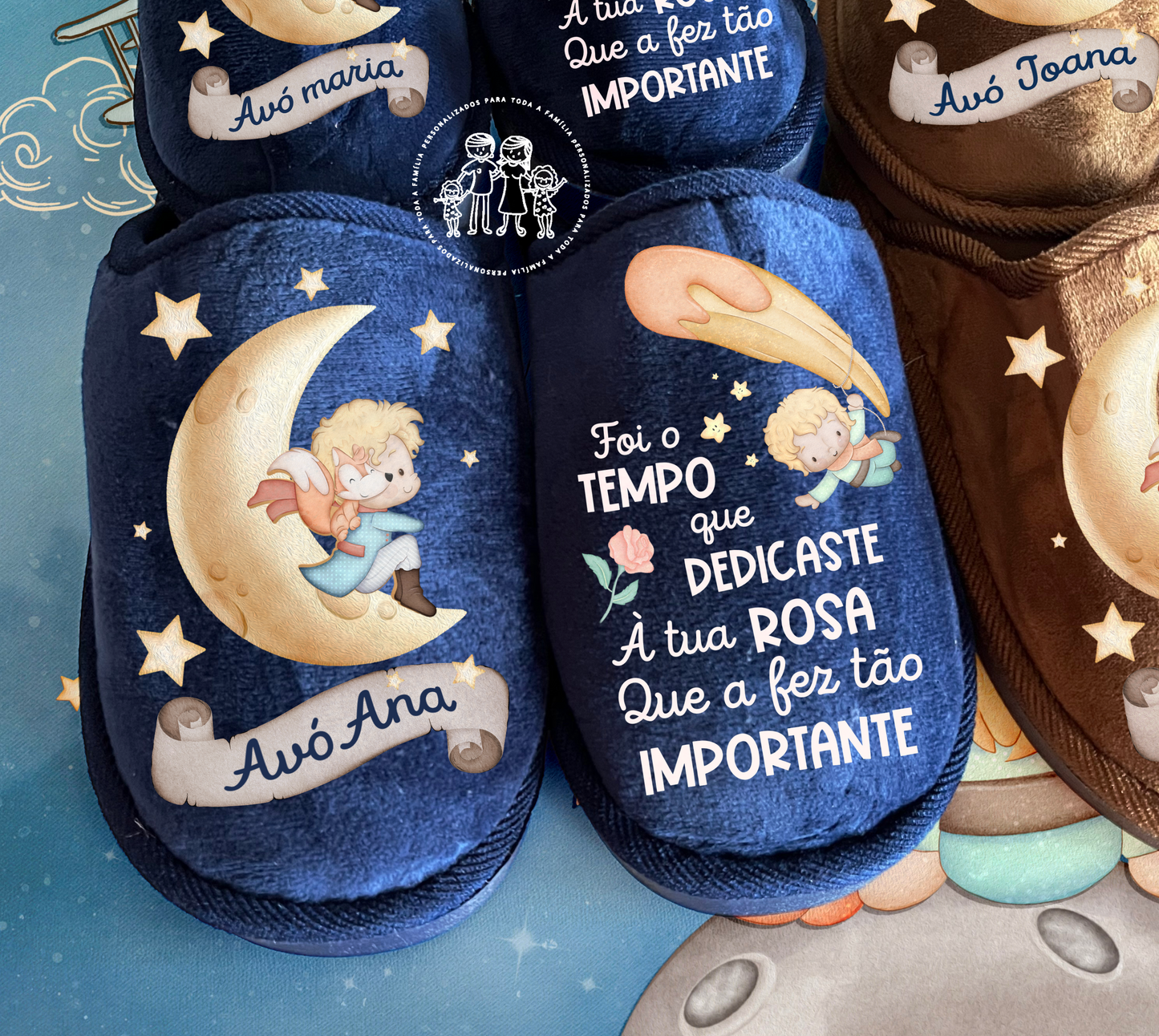 Chinelos personalizados “Príncipe”