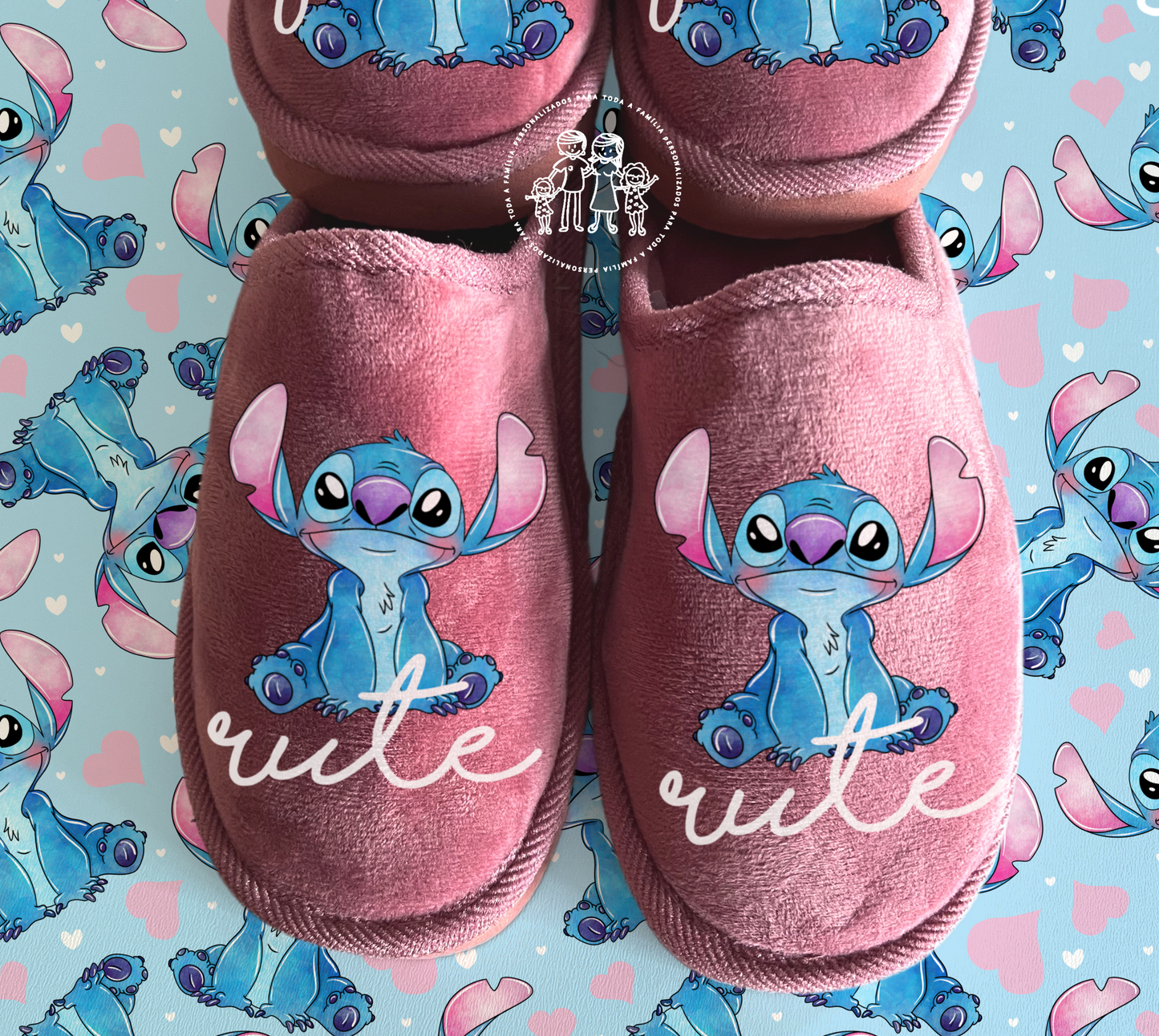 Chinelos personalizados “Stitch”