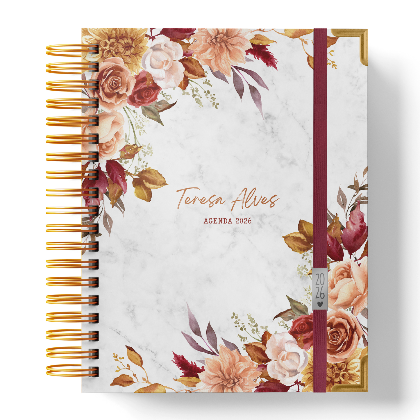 Agenda Personalizada “Floral Warm"