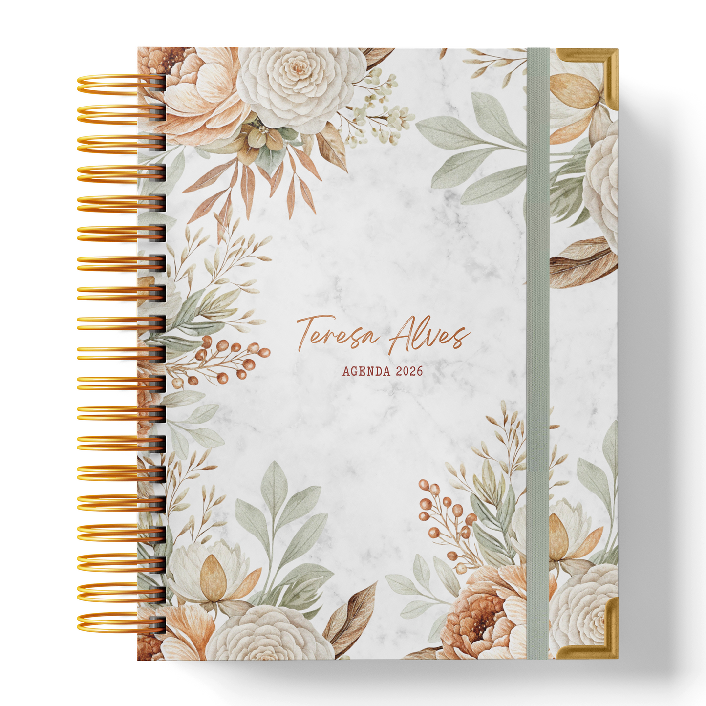 Agenda Personalizada “Floral Green"