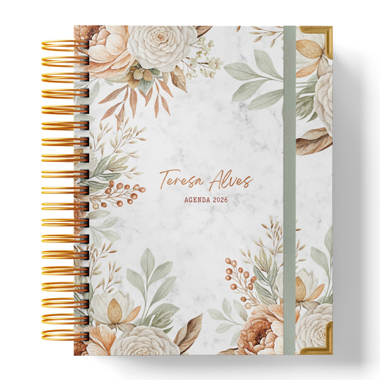 Agenda Personalizada “Floral Green"