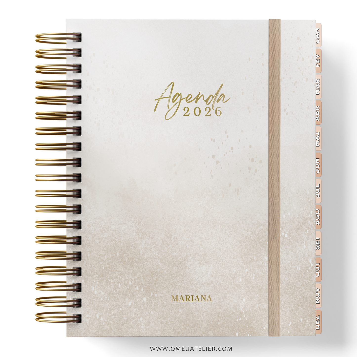 Agenda Personalizada "Light Gold"