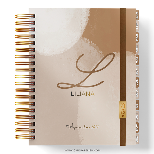 Agenda Personalizada "Abstract Beige"