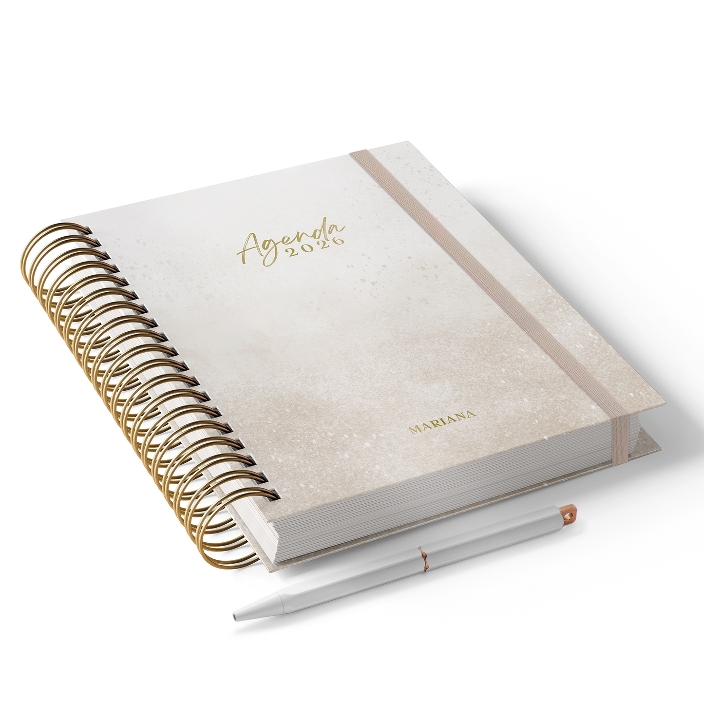 Agenda Personalizada "Light Gold"