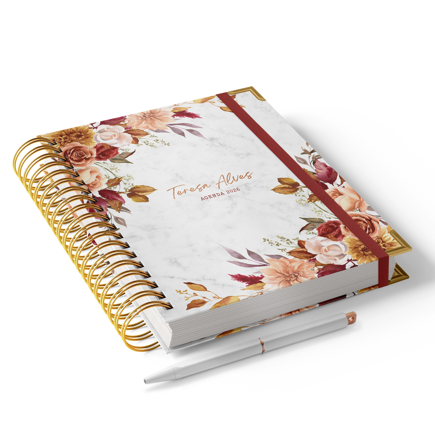 Agenda Personalizada “Floral Warm"