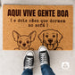 Tapete de entrada personalizado - Gente boa