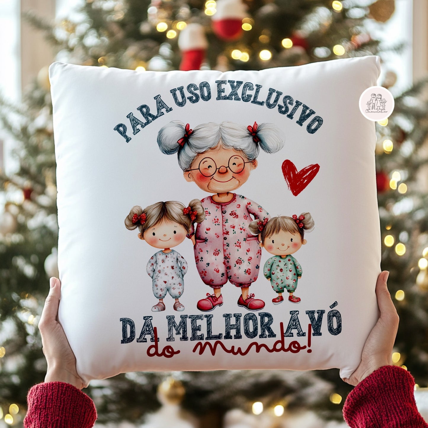 Almofada de Natal Personalizada “Para uso exclusivo”