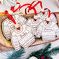 Enfeite de Natal em Madeira Branco Personalizado – Camisola