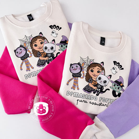 Sweatshirt Infantil Personalizada Halloween
