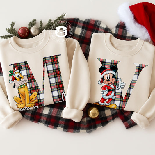 Sweats de Natal Personalizadas – 100% Algodão Cardado