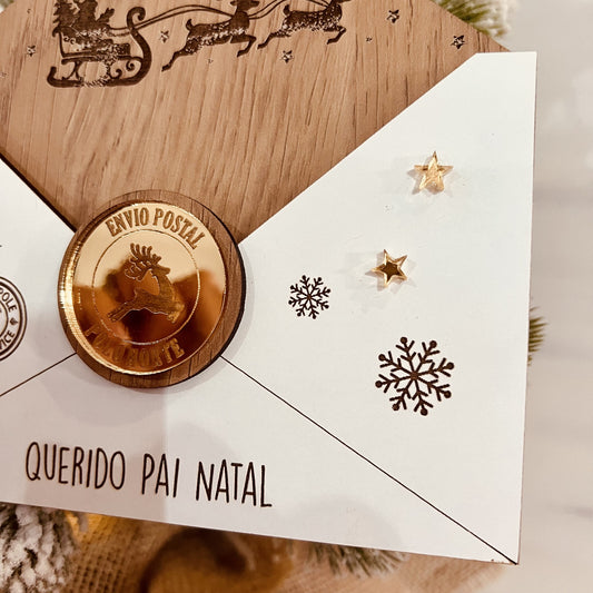 Enfeite/Envelope de Natal "Carta ao Pai Natal"