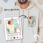 Casaco Personalizado com Ilustração e Faixa de Som – Especial Dia do Pai