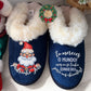 Pantufas da serra personalizadas “... Só tinha dinheiro para uns chinelos!"